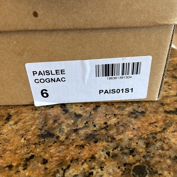 Steve Madden Paislee Braided Slide Cognac Size 6 - Picture 6 of 6